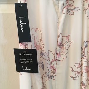 NWT Lulus Maxi Floral Print Dress